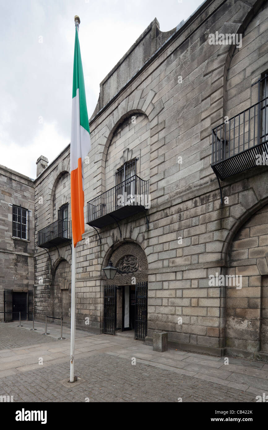 Entrée de la prison de Kilmainham, Dublin, Irlande Banque D'Images