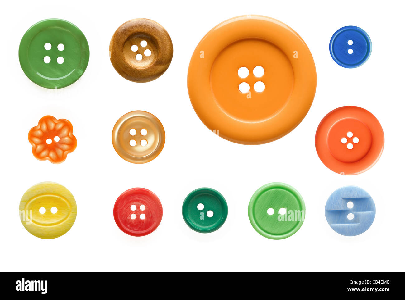 boutons Banque D'Images