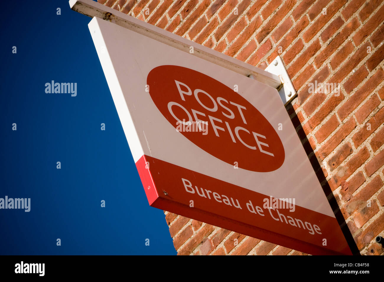 Bureau de poste uk postal service mail institution porteuse Banque D'Images