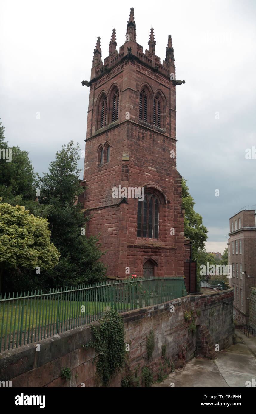 St Mary's Centre, anciennement l'église de St Mary-on-the-Hill, près de Château de Chester, à Chester, Cheshire, Royaume-Uni. Banque D'Images