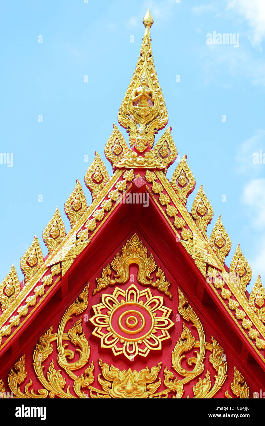 Temple Bouddhique Wat Lak Si close up, Bangkok, Thaïlande. Banque D'Images