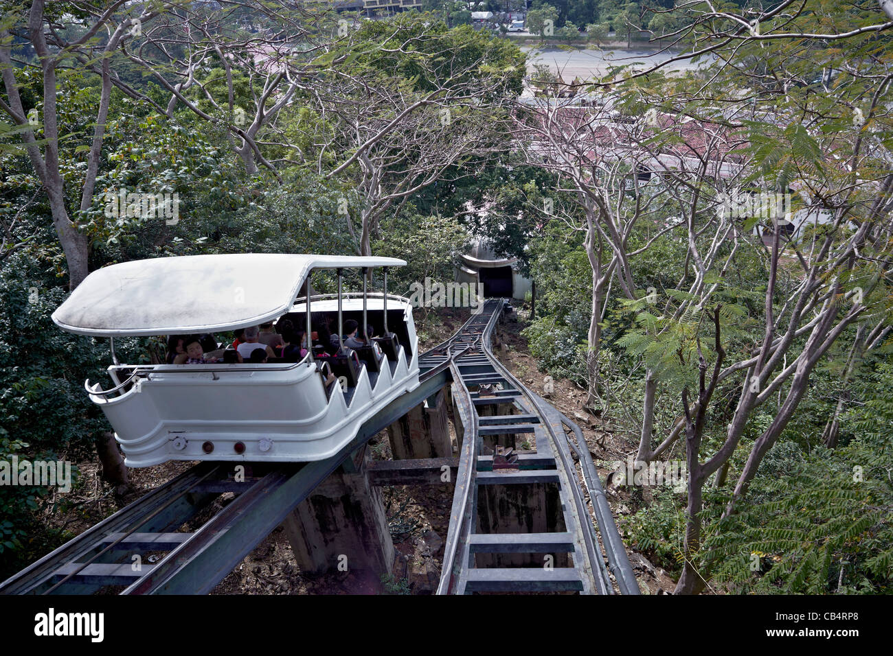 Ascenseur funiculaire à Phra Nakhon Khiri Historical Park et musée de la Thaïlande Asie Banque D'Images