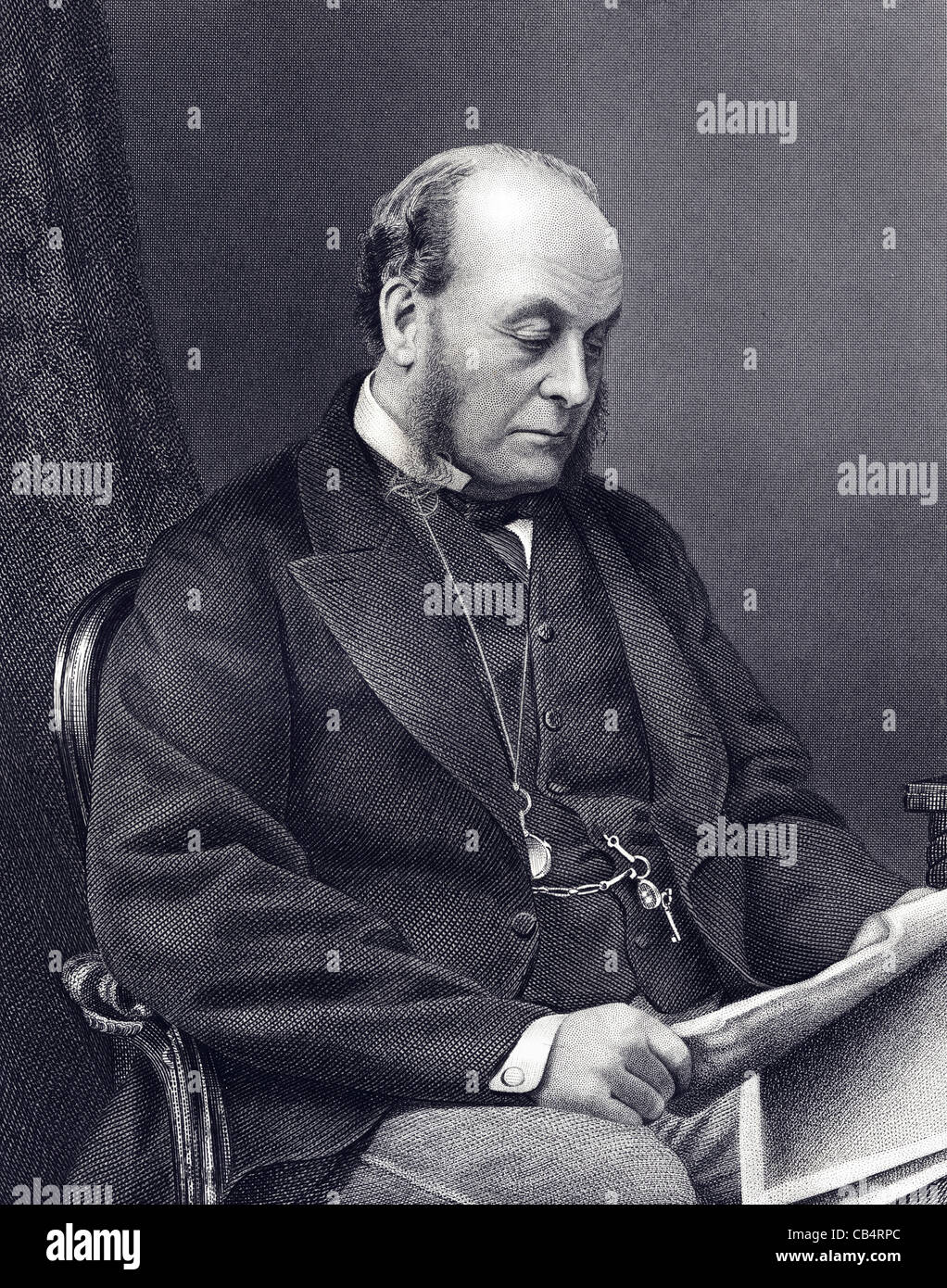 Gathorne Hardy, 1er comte de Cranbrook GCSI PC (1814 - 1906) était un homme politique conservateur britannique de l'époque victorienne. Banque D'Images