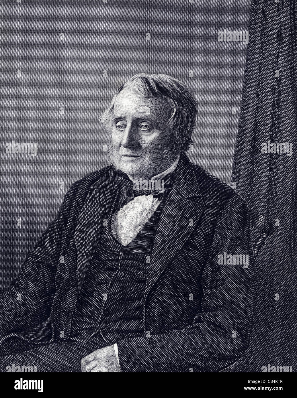 John Arthur Roebuck (1802 - 1879) était un homme politique britannique victorienne libéral et député de baignoire Banque D'Images