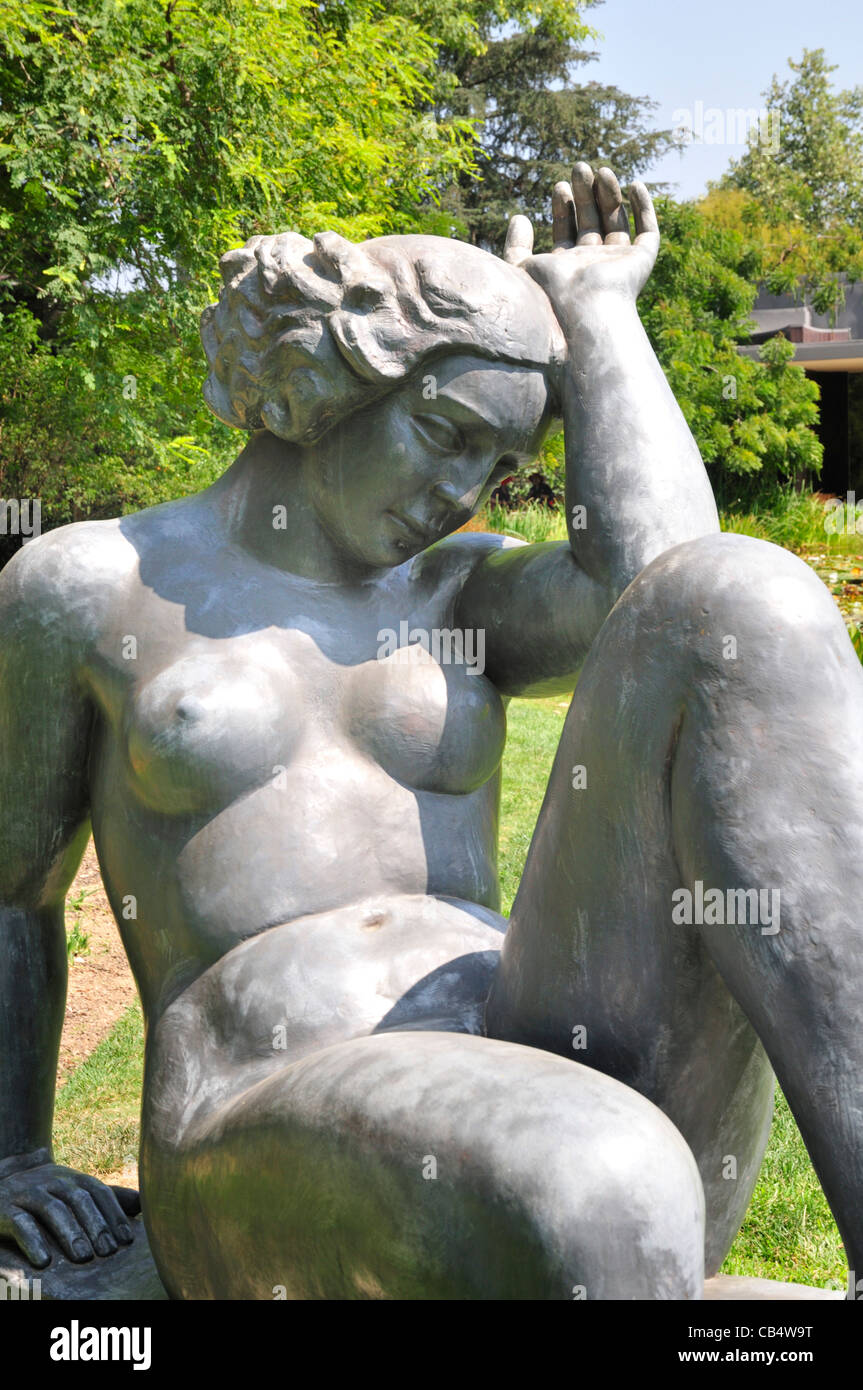 "Montagne" par Aristide Maillol au Norton Simon museum, Pasadena, Californie. Banque D'Images