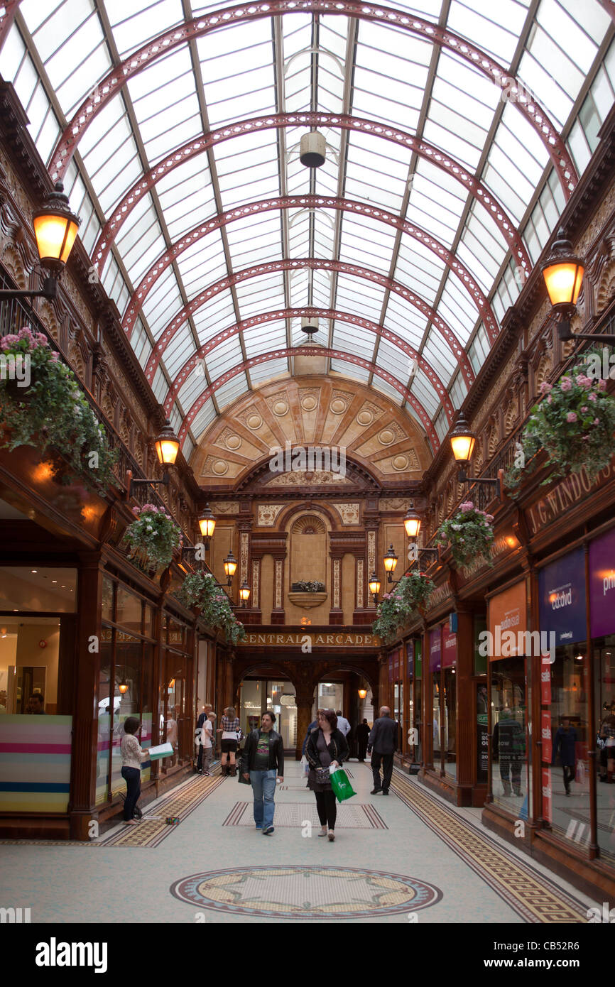 Newcastle Arcade centrale Banque D'Images