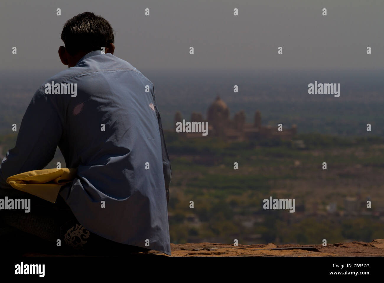 La magnifique Mehrangarh Fort dans la ville de Jodhpur, Rajasthan, Inde. Banque D'Images