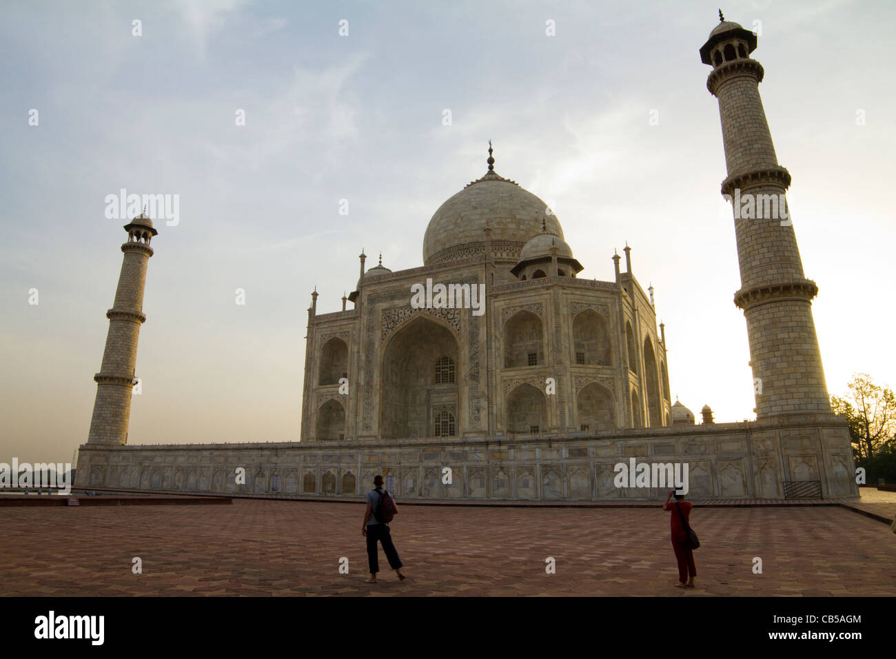 Architecture monument Taj Mahal Palace homme sacré Banque D'Images