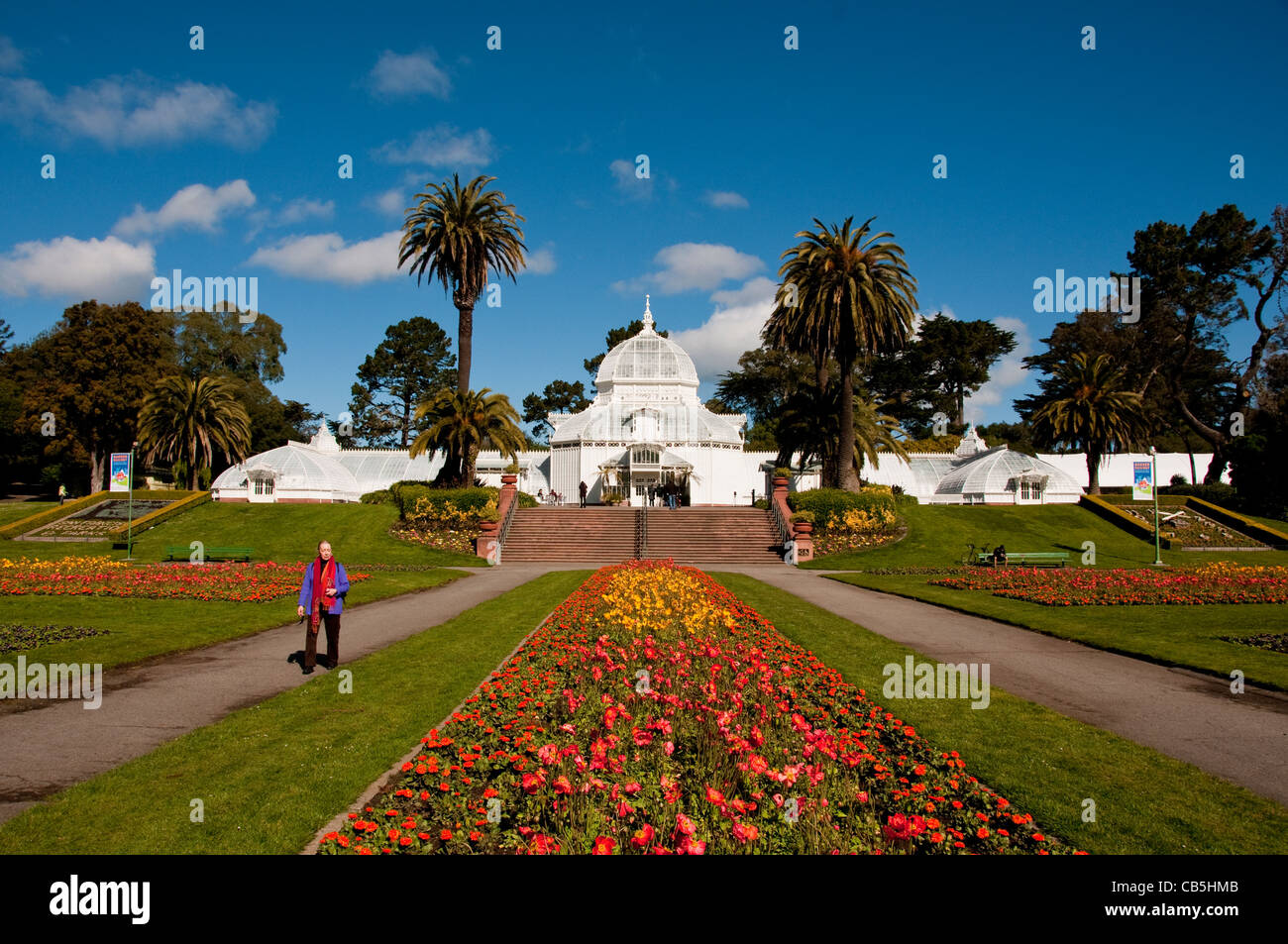 Véranda, Golden Gate Park, San Francisco, Californie, USA. Photo copyright Lee Foster. Photo #  Californie108500 Banque D'Images