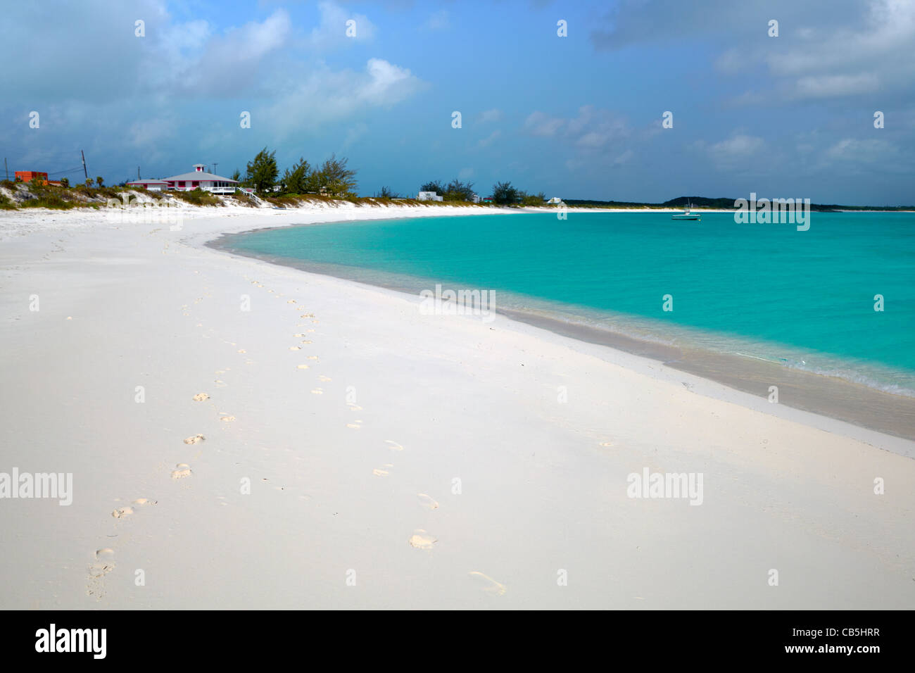 Tropique du Cancer, l'île de Little Exuma, Bahamas, Caraïbes Banque D'Images