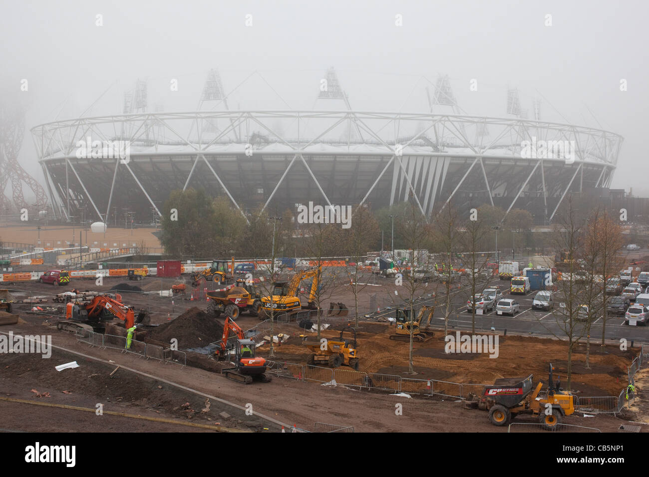 Parc olympique de Londres. Photo:Jeff Gilbert Banque D'Images