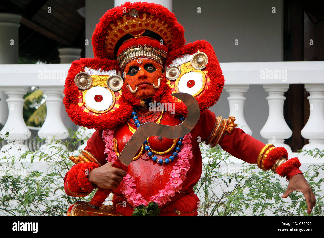 - BHAGAVATHY THEYYAM Banque D'Images