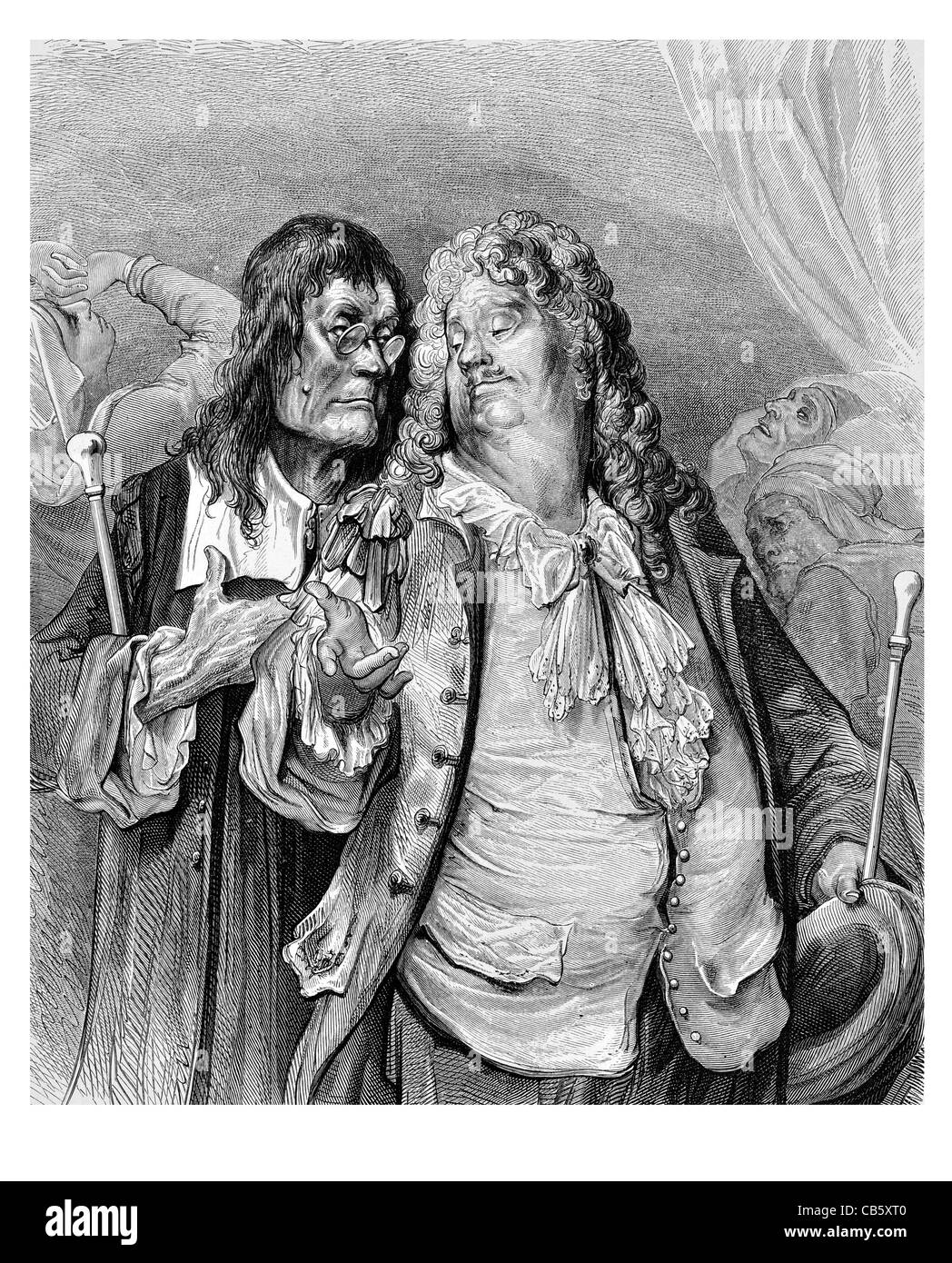 Fontaine Les médecins médecins médecine science médicale santé Médecin généraliste chirurgien chirurgiens costume Banque D'Images