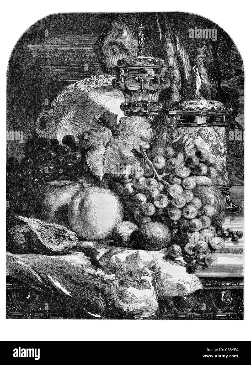 Morceau de fruit par g de raisins apple Lance noir vert orange grand bol de baies de raisin poire citron riches Banque D'Images