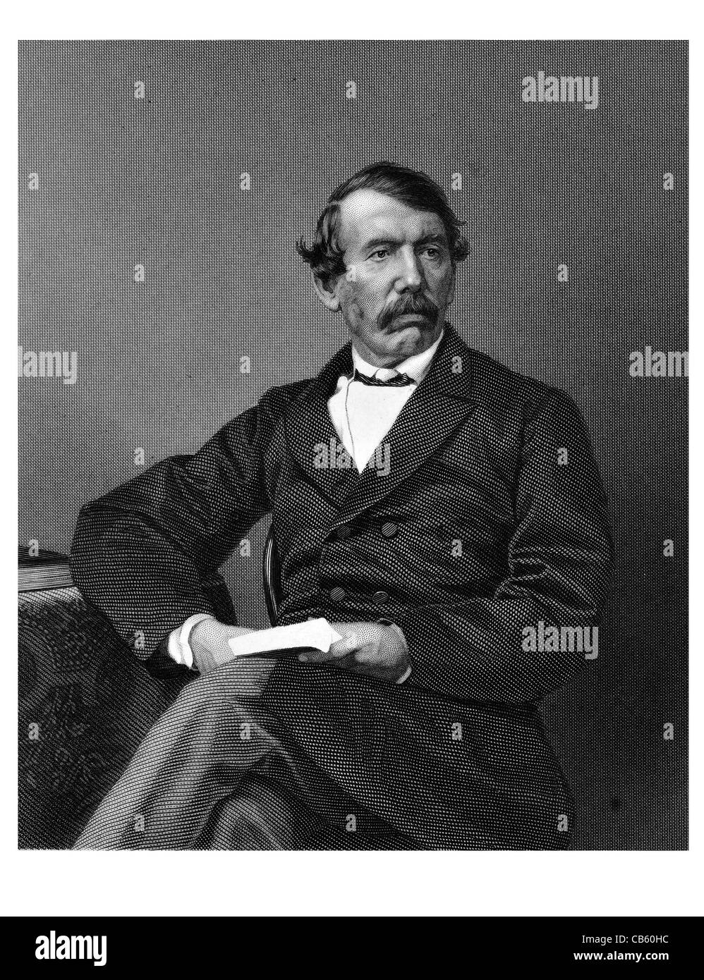 David Livingstone 1813 1873 pioneer medical London Missionary Society Afrique H. M. Stanley expédition Zambèze exploration Banque D'Images