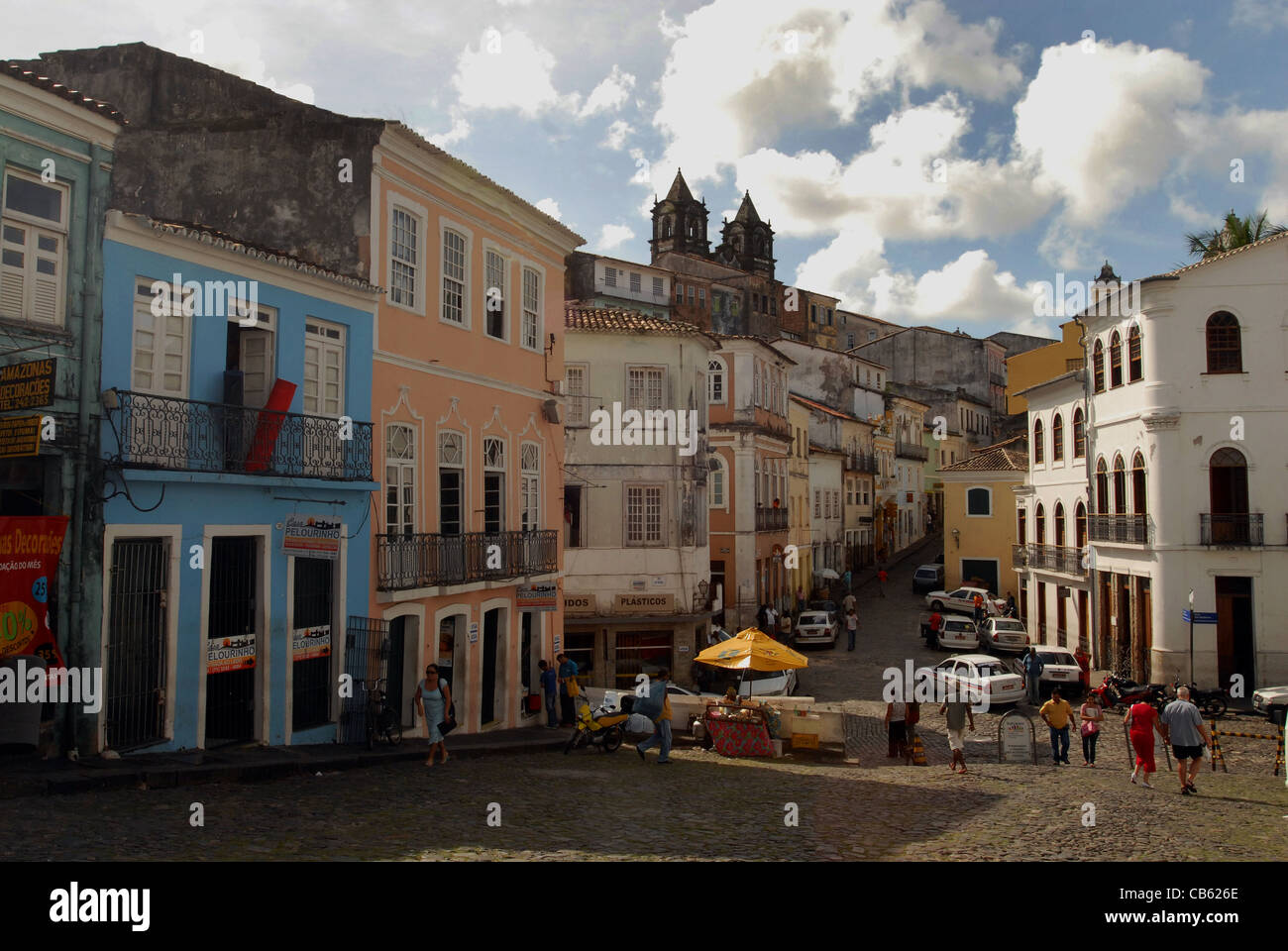 Le PILOURNINHO DISTRICT DE SALVADOR, BRÉSIL Banque D'Images