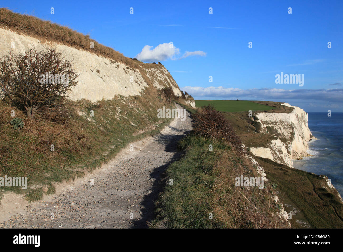 White Cliffs of Dover, Kent Angleterre Banque D'Images