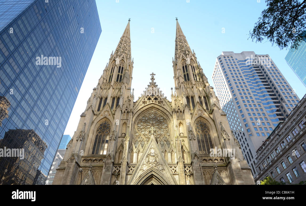 New York St Patricks Cathedral Banque d'image et photos - Alamy