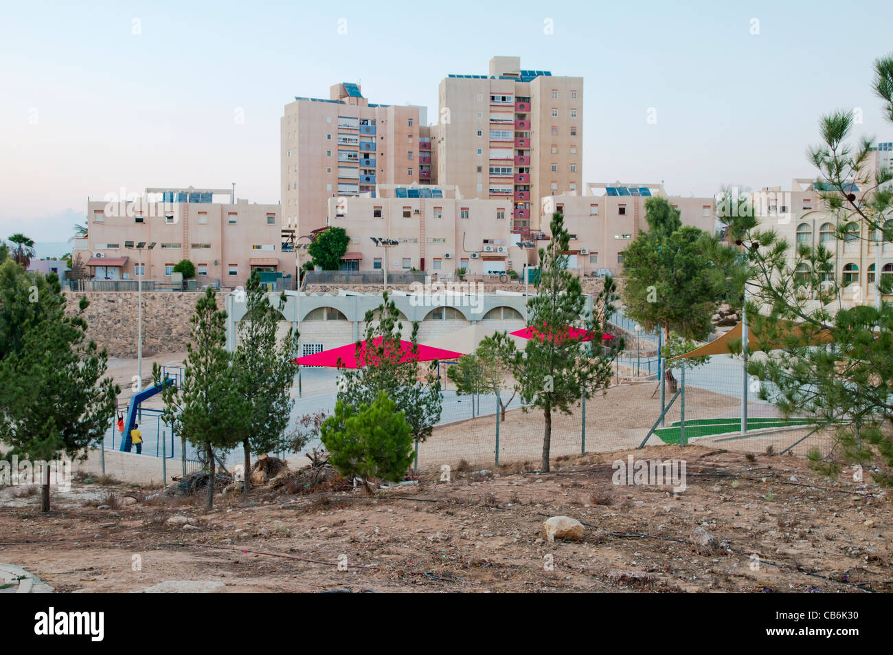 Nouveau quartier, Arad, Israël, Asie, Moyen Orient Banque D'Images