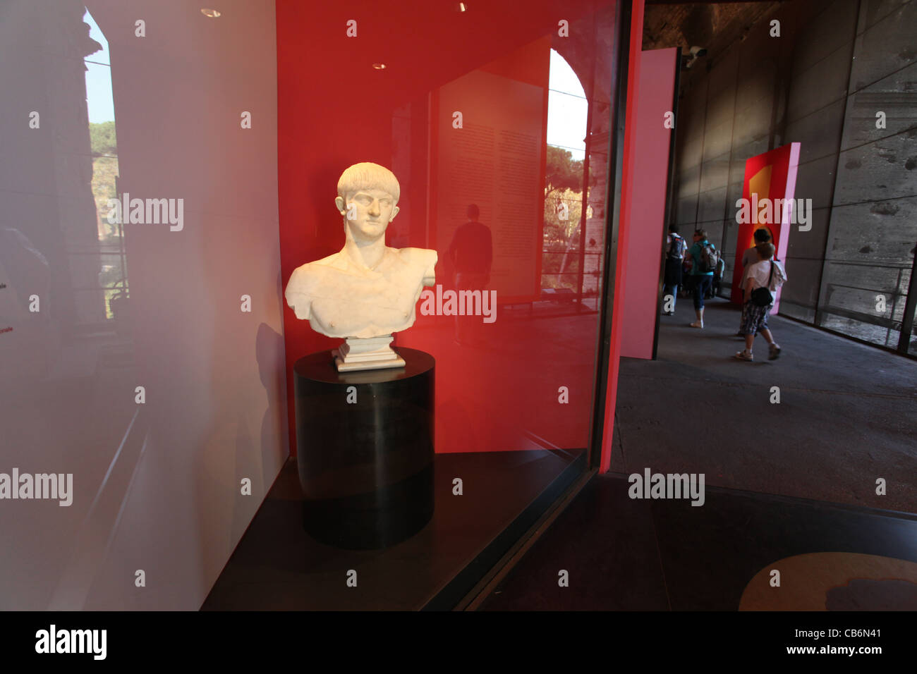 Exposition de l'empereur Néron au Colisée Banque D'Images