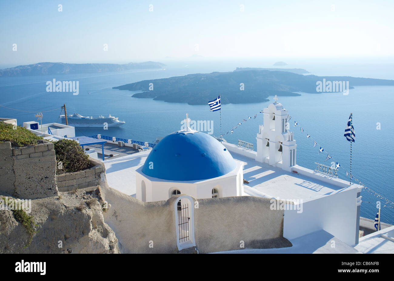Santorin, Grèce Banque D'Images