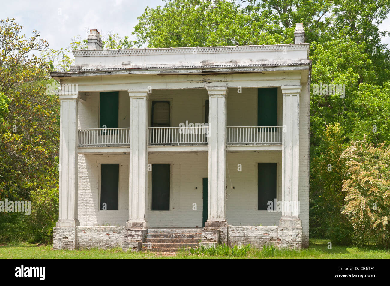 New York, Old Cahawba, capitale de l'état 1820-1826, est devenue une ville fantôme peu après la guerre civile, la structure de l'Kirk-View Fram Banque D'Images