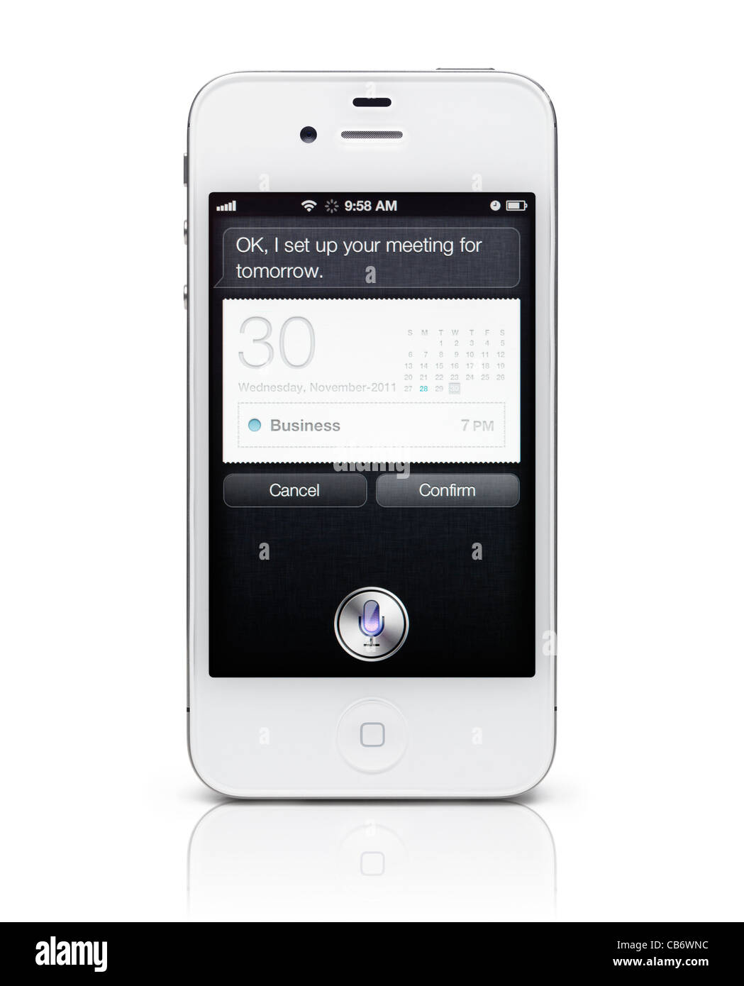 Siri apple Banque d'images détourées - Alamy