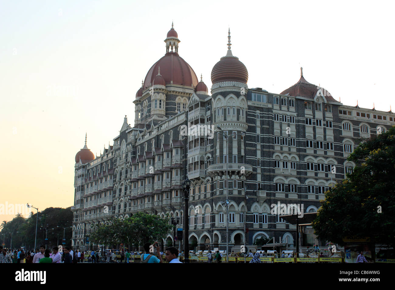 Le Taj Mahal Palace Hotel à Mumbai, Inde Banque D'Images