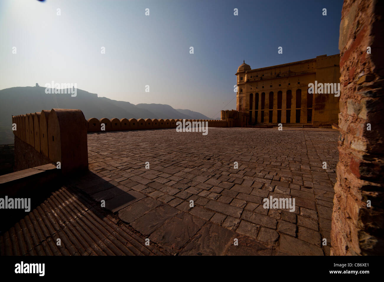 Fort Amber jaipur moghol monument coloré Banque D'Images