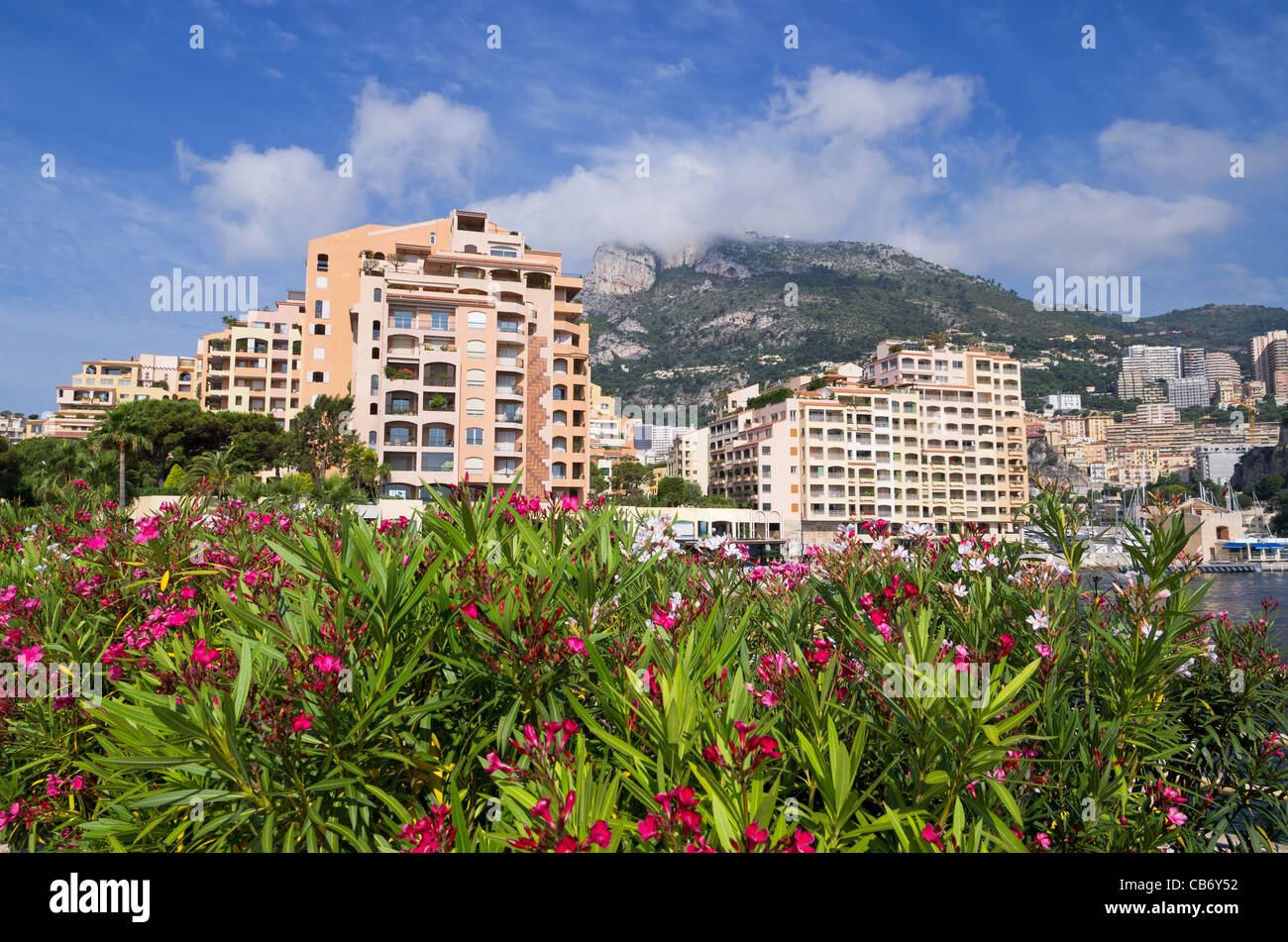 Fontvieille. Monaco Banque D'Images