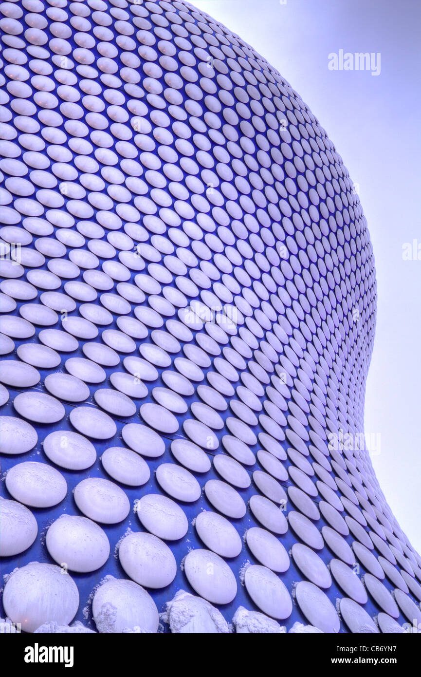 Site historique de la ville de Bullring birmingham snow Banque D'Images