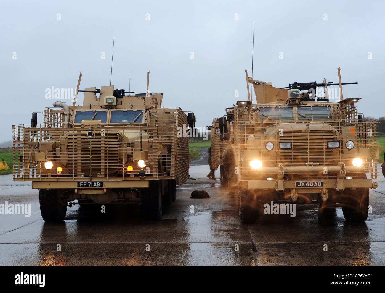 Mastiff est un lourdement blindés, 6 x 6-roues motrices du véhicule de patrouille qui transporte huit personnes, plus deux membres de l'équipage. Il est en ce moment sur Banque D'Images