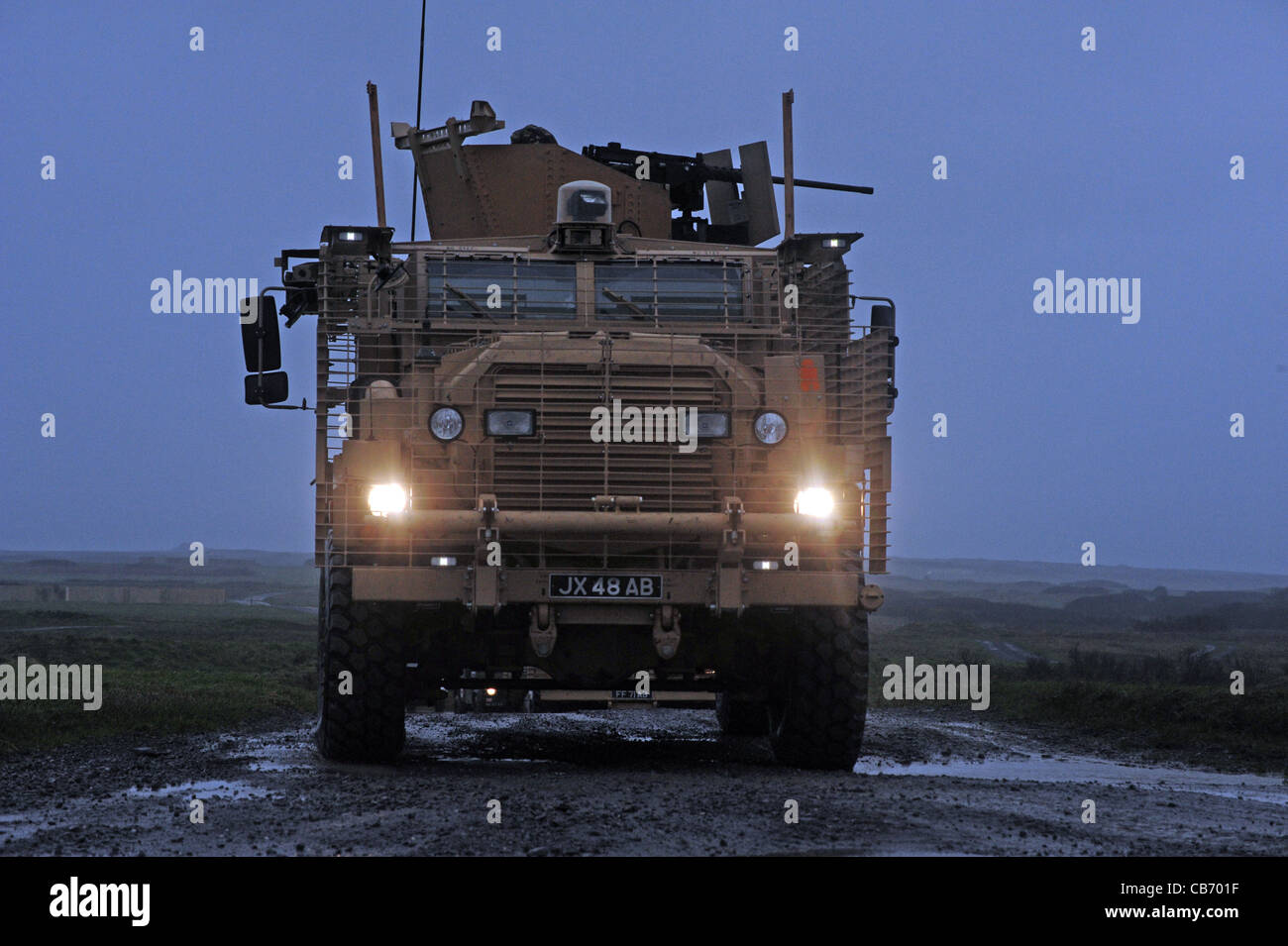Mastiff est un lourdement blindés, 6 x 6-roues motrices du véhicule de patrouille qui transporte huit personnes, plus deux membres de l'équipage. Il est en ce moment sur Banque D'Images