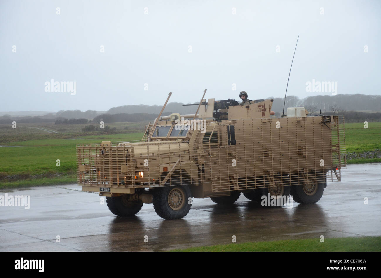 Mastiff est un lourdement blindés, 6 x 6-roues motrices du véhicule de patrouille qui transporte huit personnes, plus deux membres de l'équipage. Il est en ce moment sur Banque D'Images