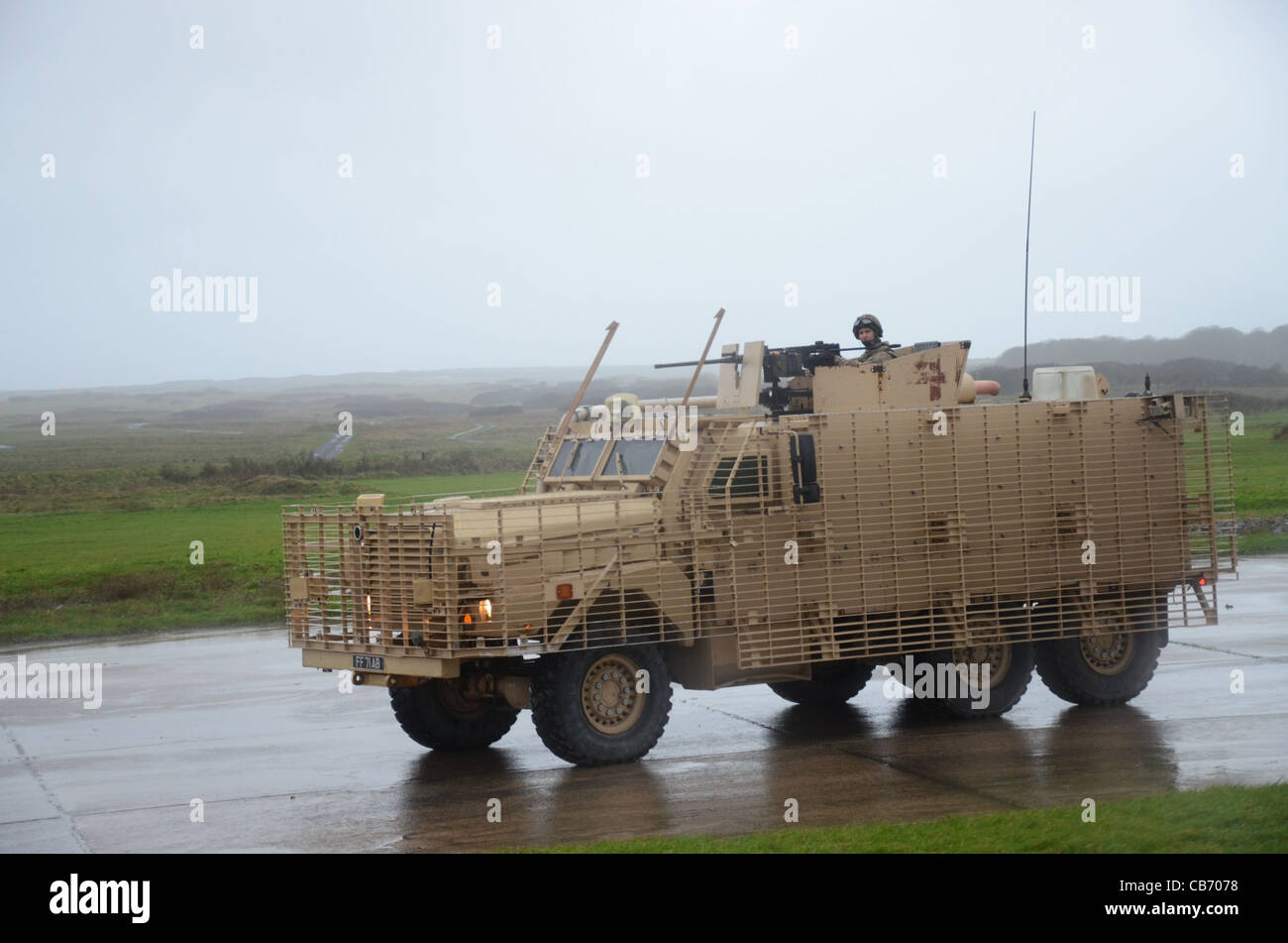 Mastiff est un lourdement blindés, 6 x 6-roues motrices du véhicule de patrouille qui transporte huit personnes, plus deux membres de l'équipage. Il est en ce moment sur Banque D'Images
