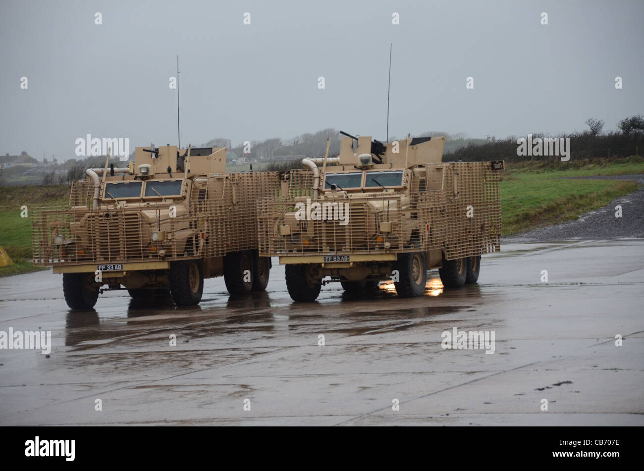 Mastiff est un lourdement blindés, 6 x 6-roues motrices du véhicule de patrouille qui transporte huit personnes, plus deux membres de l'équipage. Il est en ce moment sur Banque D'Images