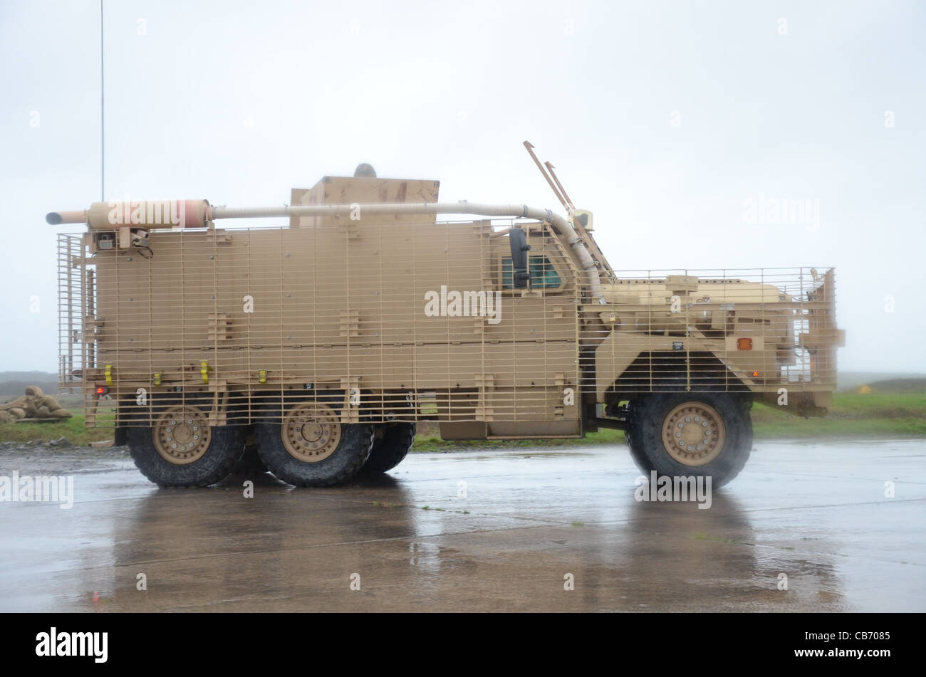Mastiff est un lourdement blindés, 6 x 6-roues motrices du véhicule de patrouille qui transporte huit personnes, plus deux membres de l'équipage. Il est en ce moment sur Banque D'Images