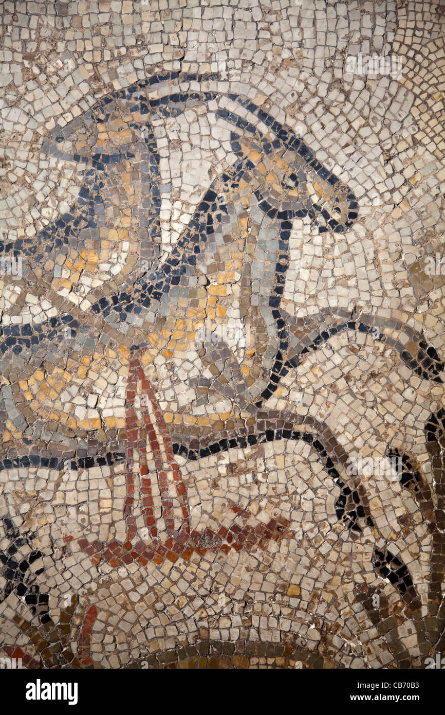 Mosaïques romaines au British Museum Banque D'Images