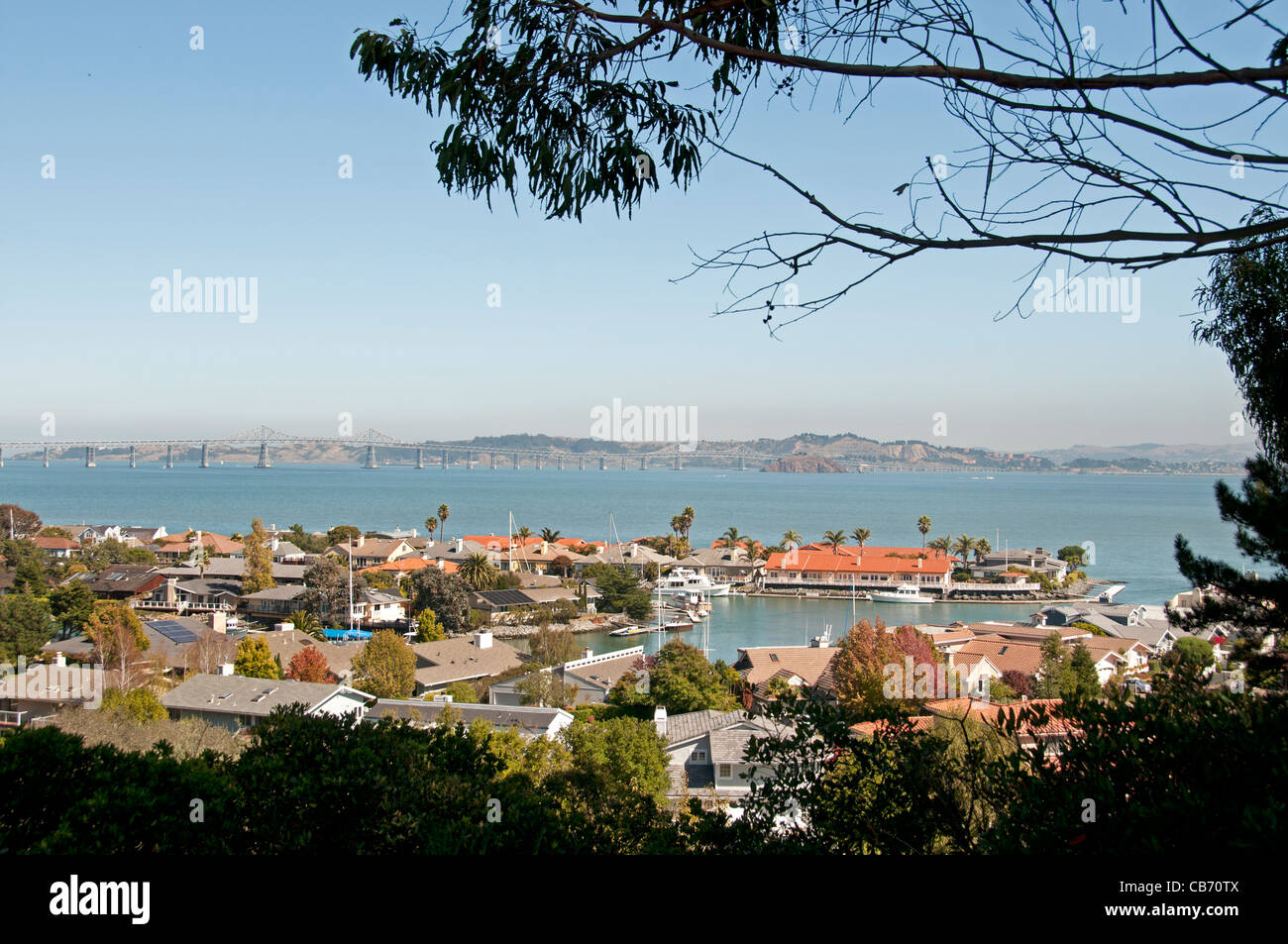 Port Port Village près de Tiburon San Francisco California United States of America USA Américain Town City Banque D'Images