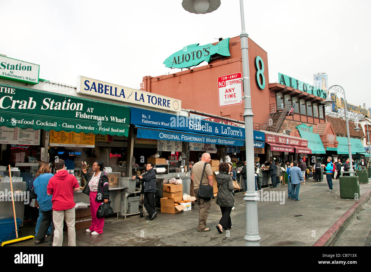 Marina Fisherman's Wharf San Francisco California USA Banque D'Images