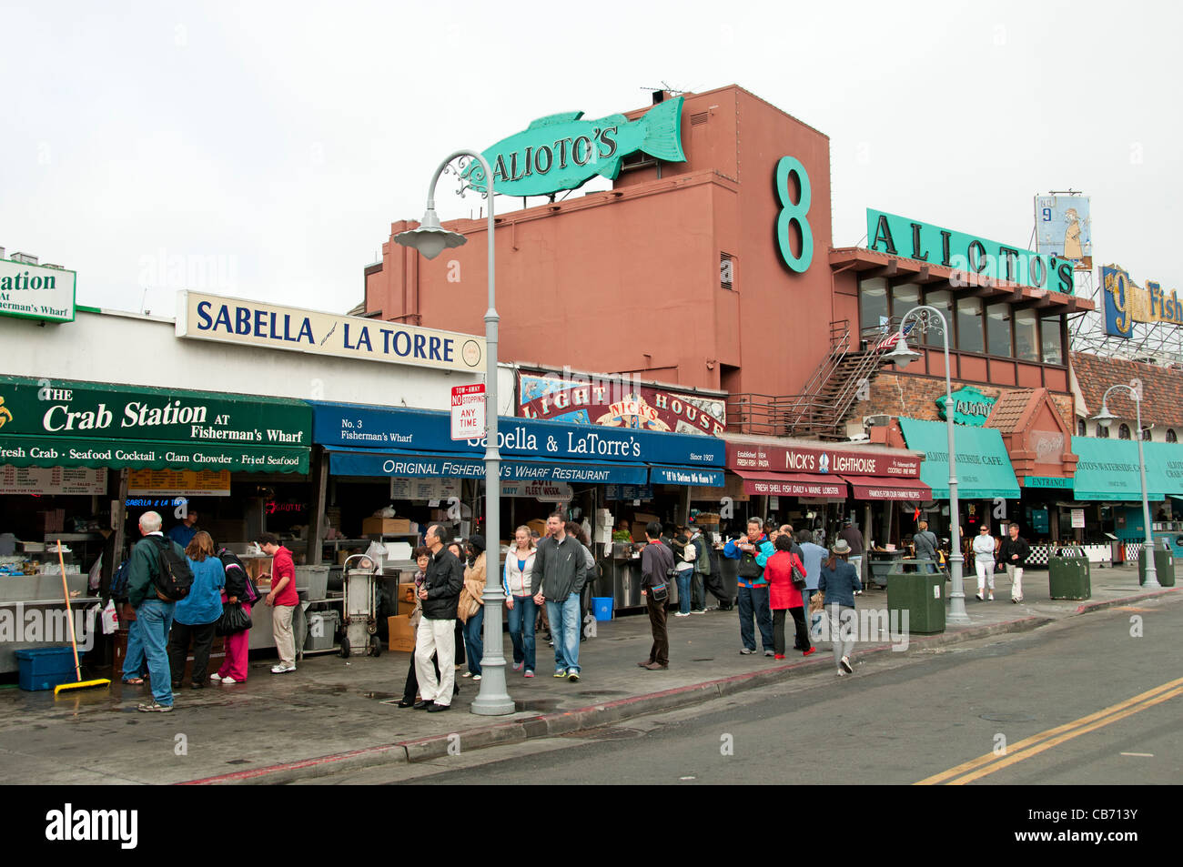 Marina Fisherman's Wharf San Francisco California USA Banque D'Images