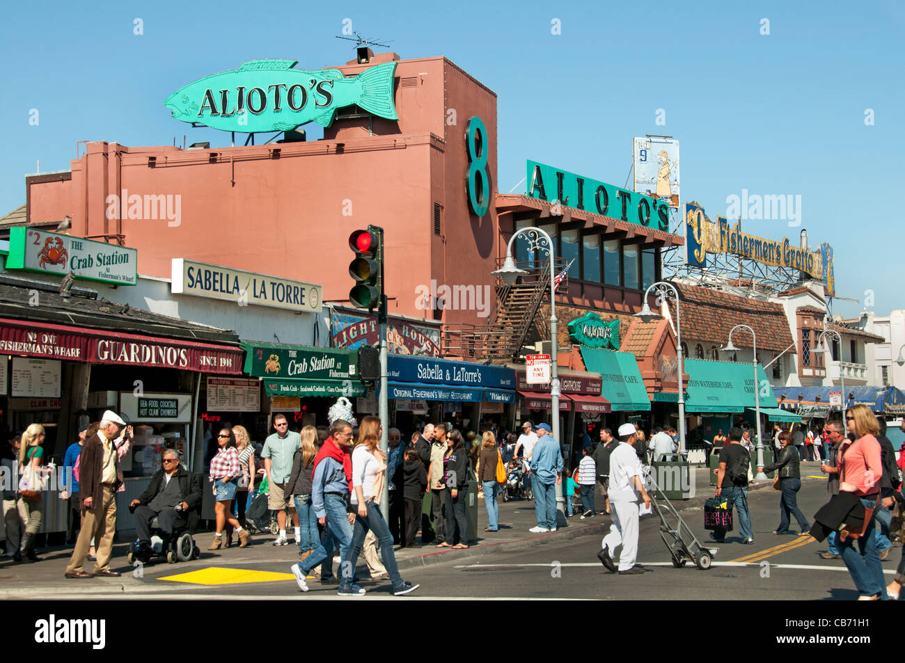 Marina Fishermans Wharf San Francisco California USA Banque D'Images