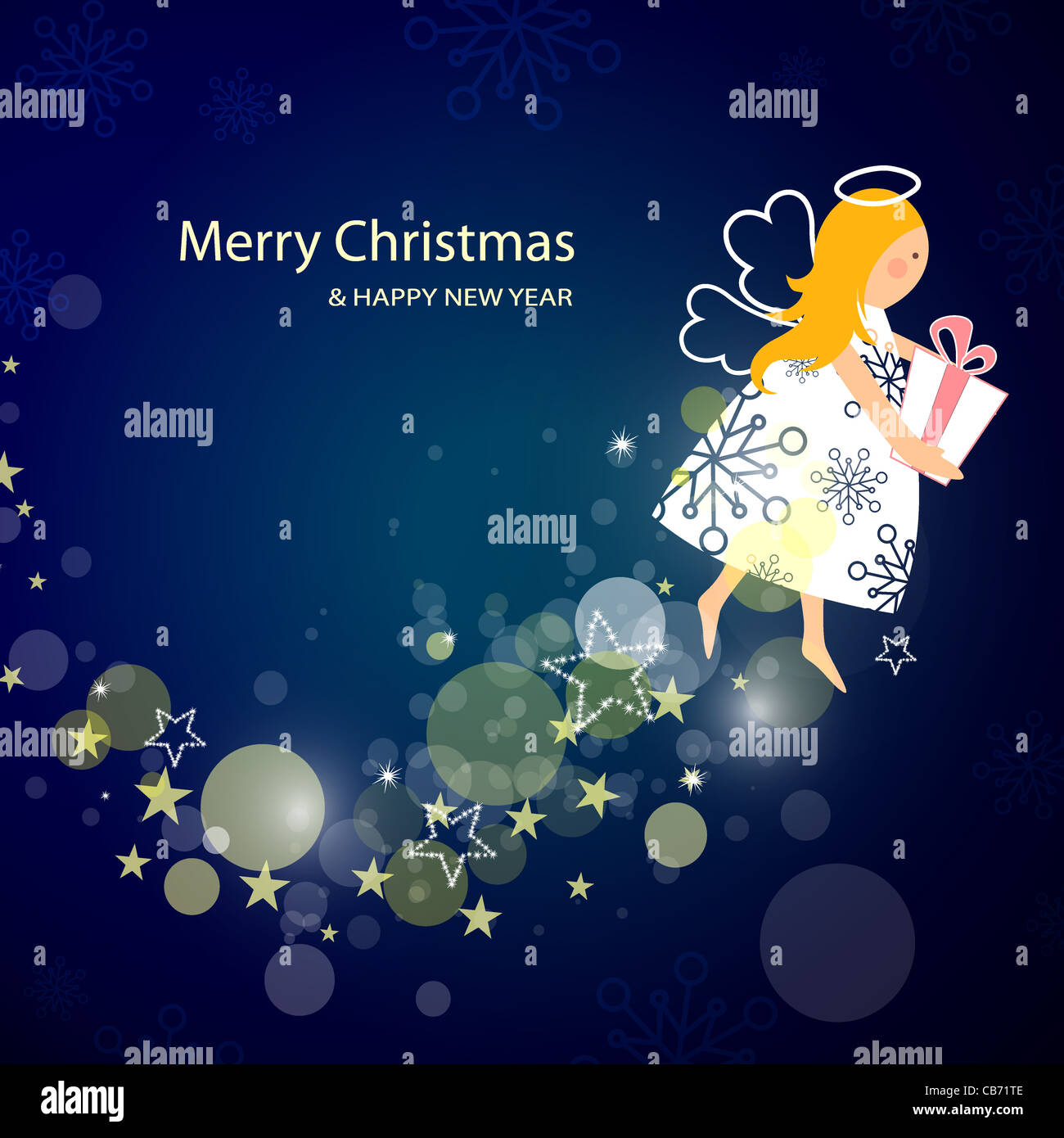 Angle de Noël Banque D'Images