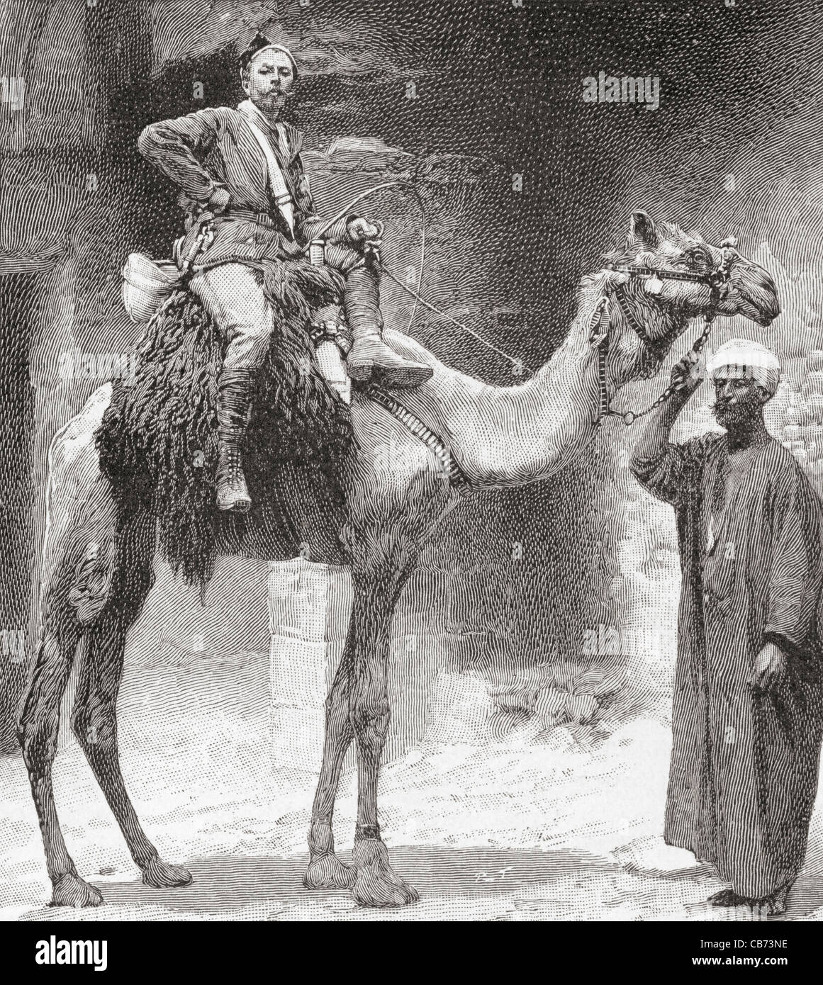 Frederic Villiers, 34 ans, de 1851 à 1922. Artiste de guerre britannique et correspondant. Banque D'Images