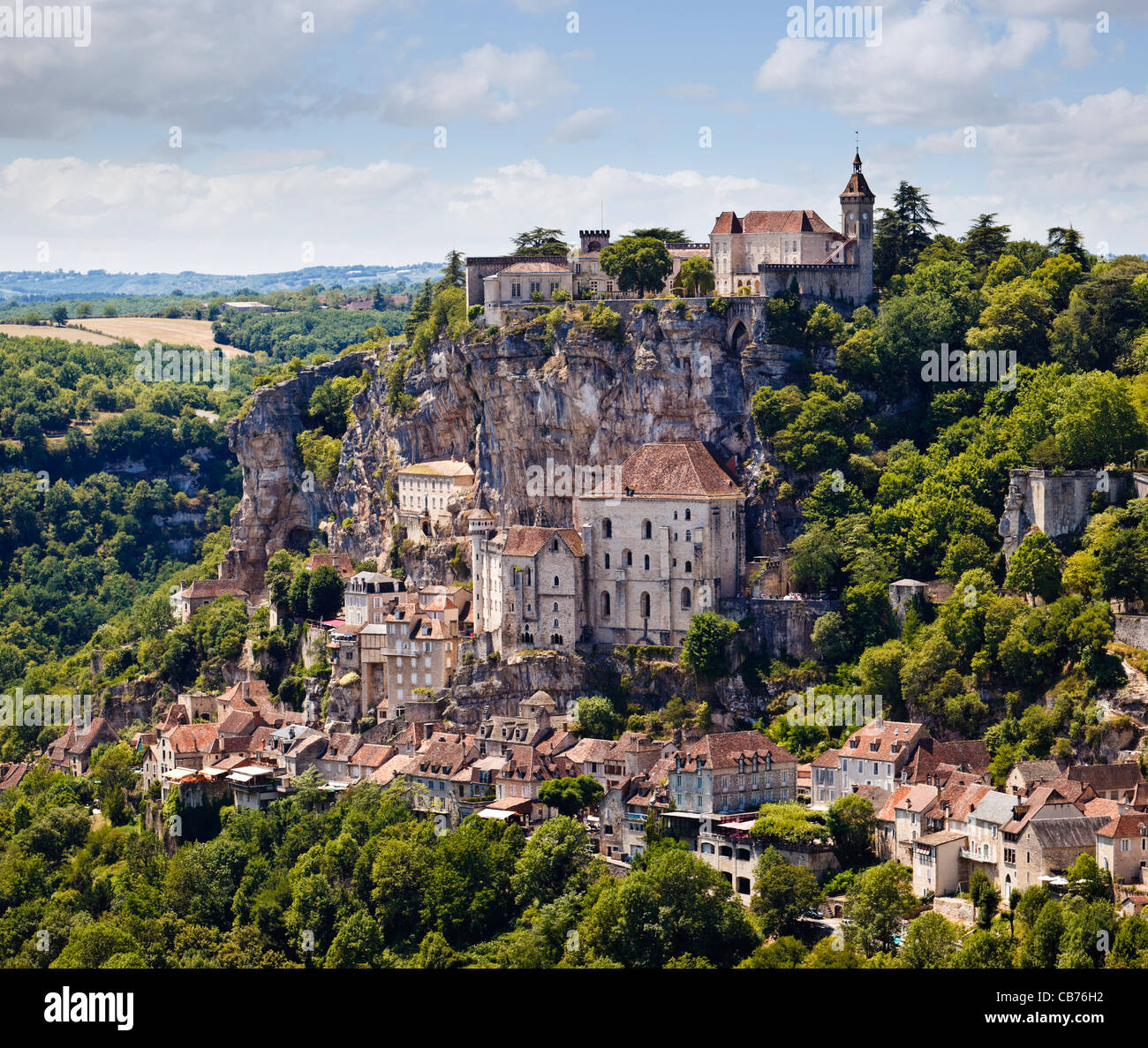 Rocamadour dans le Lot, France, Europe Banque D'Images Rocamadour dans le Lot, France, Europe Banque D'Images