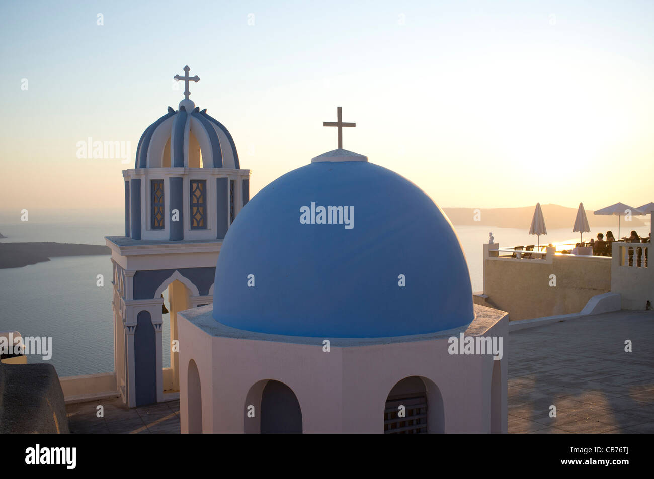 Santorin, Grèce Banque D'Images