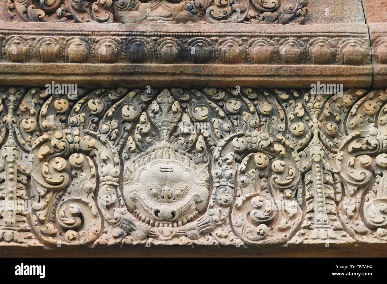 Phanomrung ancien temple cambodgien sur la Thaïlande, la frontière cambodgienne. Banque D'Images