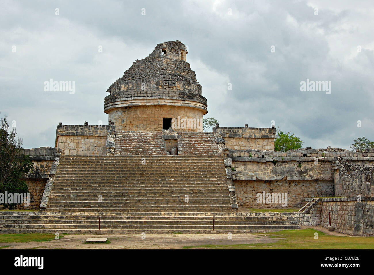El Caracol, Chichen Itza, Mexique Banque D'Images