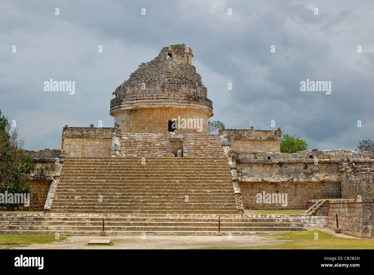 El Caracol, Chichen Itza, Mexique Banque D'Images