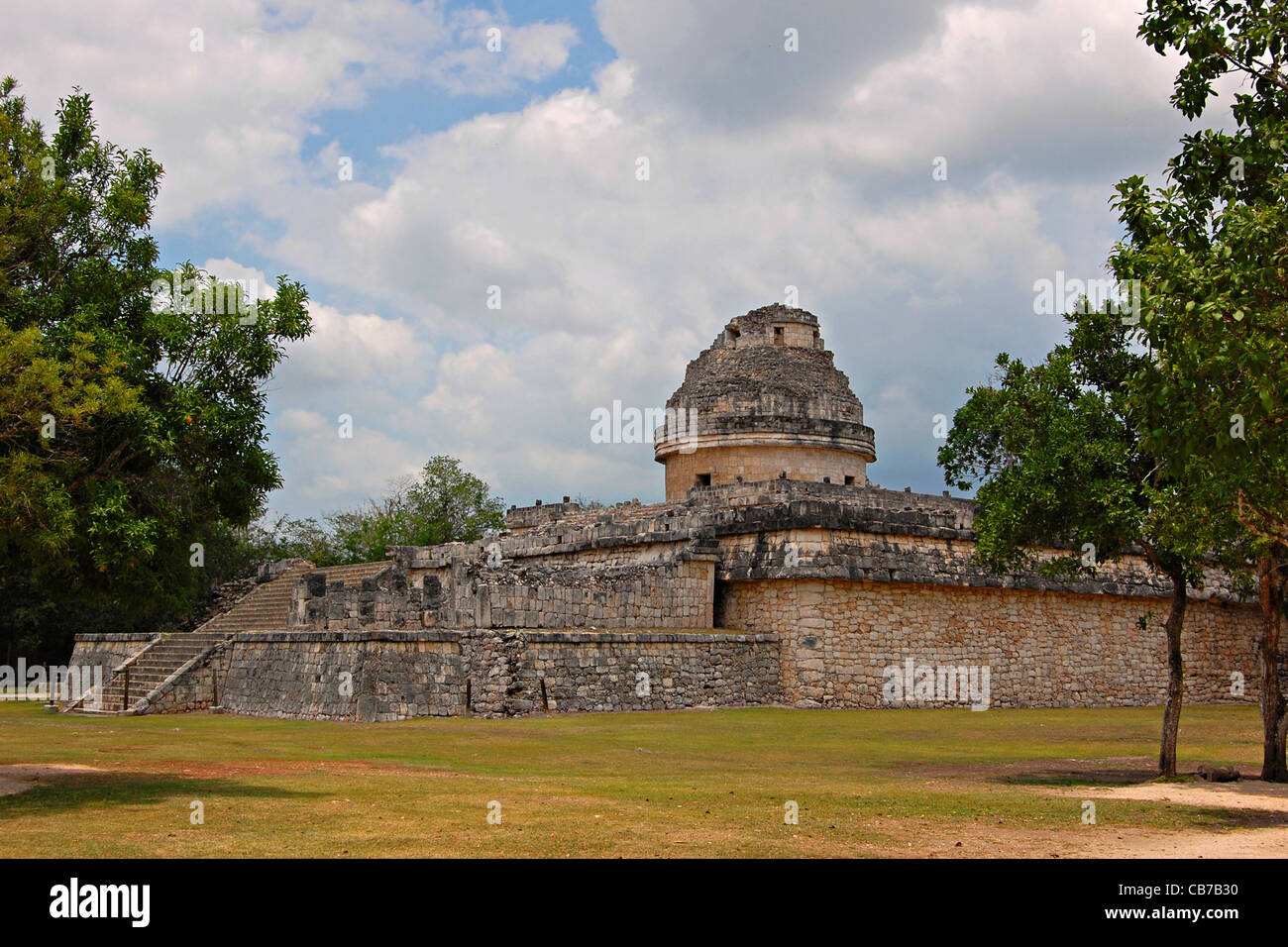 El Caracol, Chichen Itza, Mexique Banque D'Images